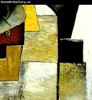 Kazimir Malevich detail of portrait of the composer matiushin,